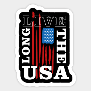 Long Live America T-shirt Sticker